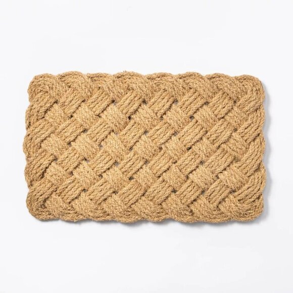 Studio McGee Lovers Knot Door Mat Neutral 18x30‎ - Threshold - Picture 1 of 5
